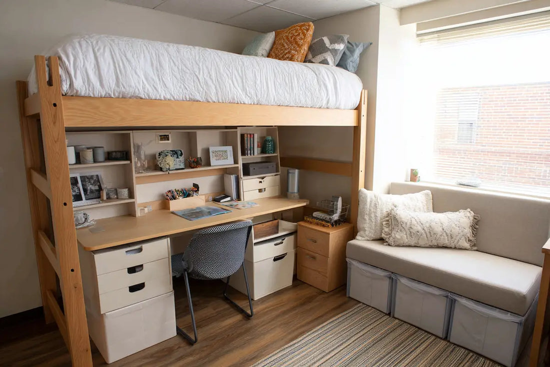 What Fits Under a Lofted Bed?