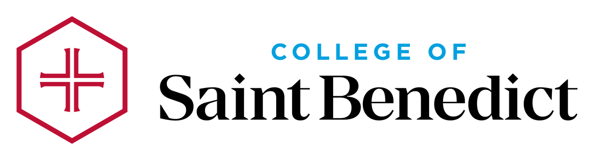 College of Saint Benedict centered and stacked logo