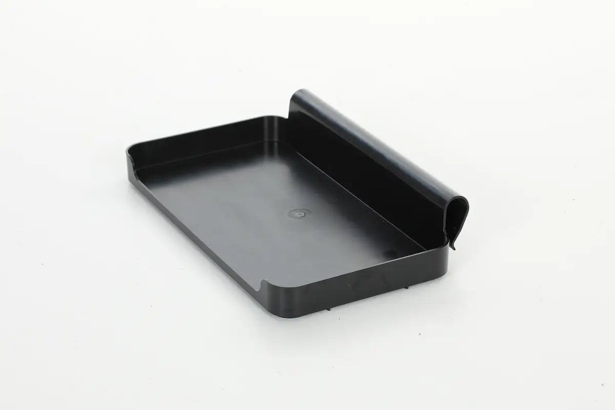 A wooden bed loft shelf attachment