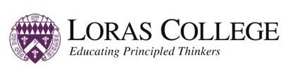 Loras College horizontal and stacked logo