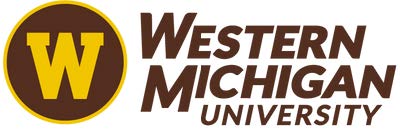Western Michigan University horizontal and stacked logo